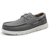 Bruno Marc Men’s Slip-on Loafers Casual Boat Shoes | Comfortable Lightweight Breathable Soft Flexible Daily Office Travel Journey(Dark Grey)