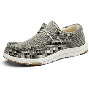 Bruno Marc Men’s Arch Support Casual Slip-on Shoes Loafers | Non Slip Comfortable Lightweight Boat Shoes Daily Office Travel Journey(Khaki)