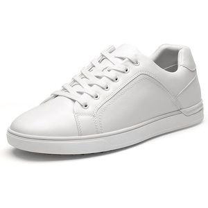 Bruno Marc Men’s Casual Dress Sneakers | All-Day Comfortable Lightweight Skating Fashion Business Tennis Lace-up Non-slip Lowtop Office Simpledress Versatile Style(White)