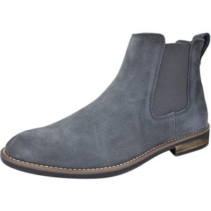 Bruno Marc Men’s Classic Chelsea Ankle Dress Boots | Crease-Resistant Soft Upper, Cushioned PU Sponge Insole,Textured TPR Outsole for Men Smart Casual Occasions(Grey)