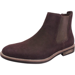 Bruno Marc Men’s Classic Chelsea Ankle Dress Boots | Crease-Resistant Soft Upper, Cushioned PU Sponge Insole,Textured TPR Outsole for Men Smart Casual Occasions(Dark Brown)