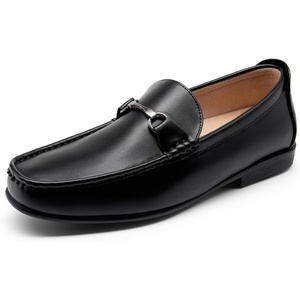 Bruno Marc Men’s Dress Loafers Slip on Driving Shoes | Metal Bit Comfortable Casual Footwear Formal Business Office Daily(Black)