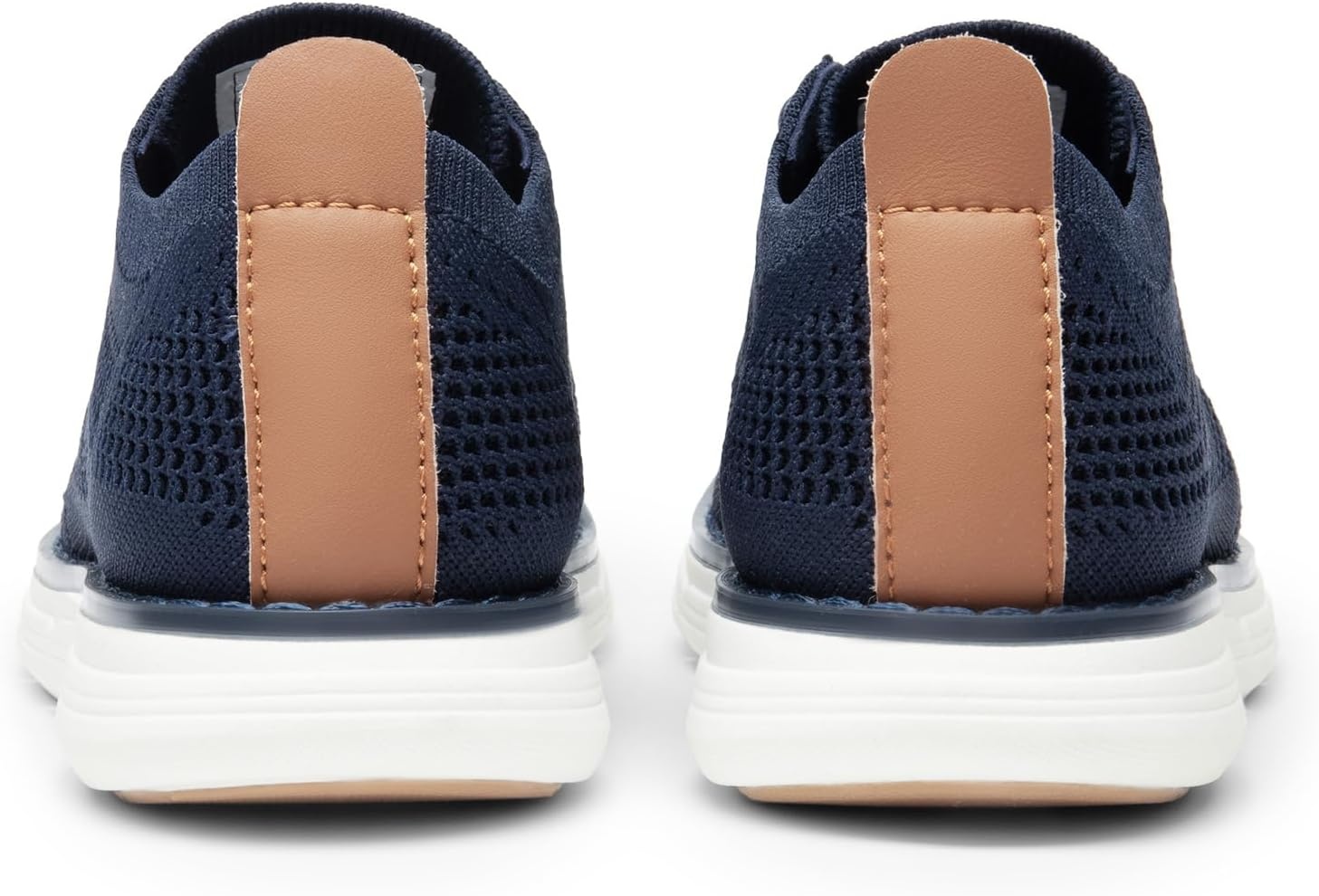 image:imageBruno Marc Boys Mesh Dress Sneakers Oxfords Breathable Knitted Upper Thick MD Midsole NonSlip Rubber Outsole Brogue Shoes for Boys Daily amp Formal OccasionsNavy