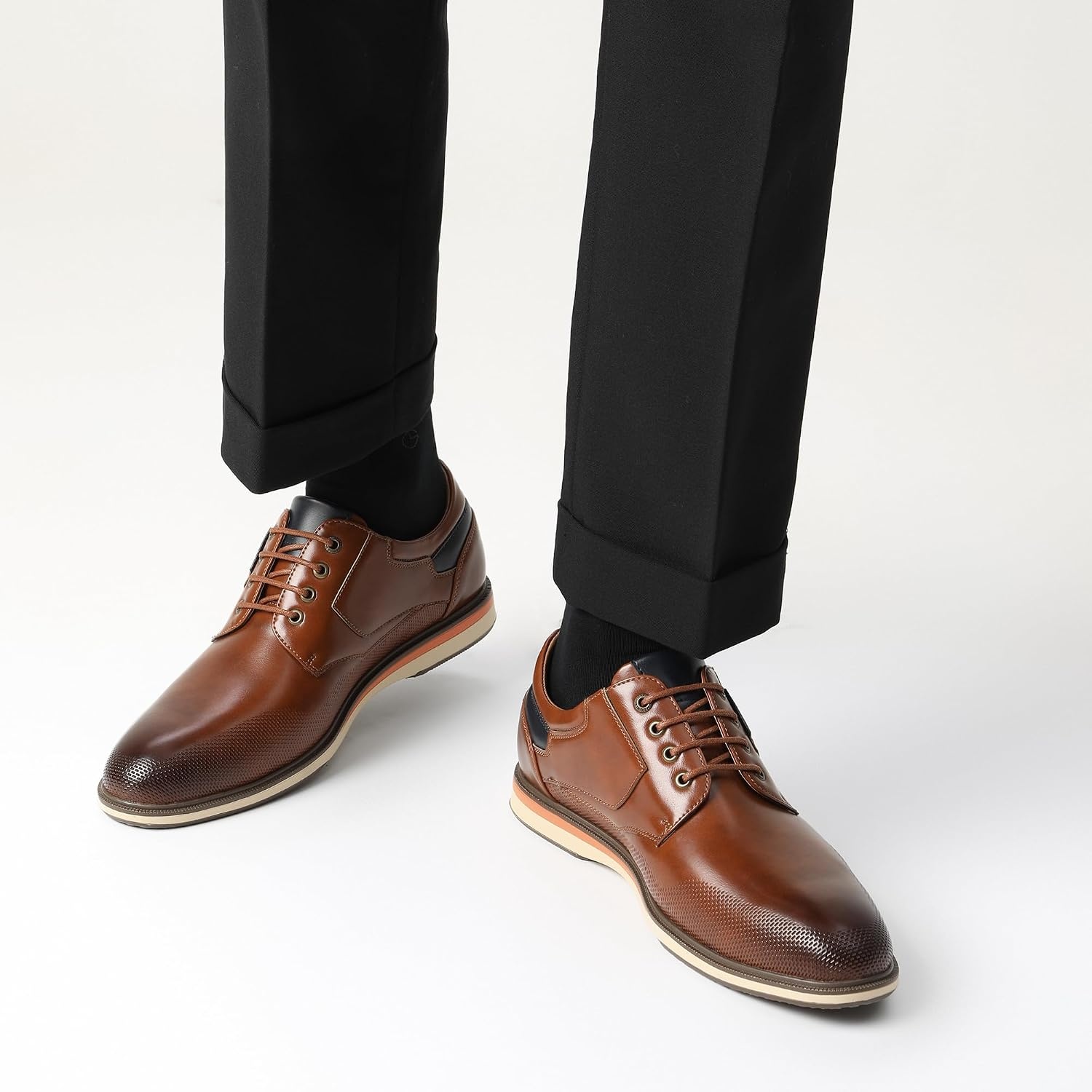 image:imageBruno Marc Mens Casual Dress Business Formal Oxford wearresistant nonslip sole great for office business casual work and daily occasions8Brown