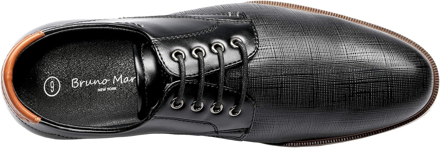 image:imageBruno Marc Mens Casual Dress Business Formal Oxford wearresistant nonslip sole great for office business casual work and daily occasions9Black