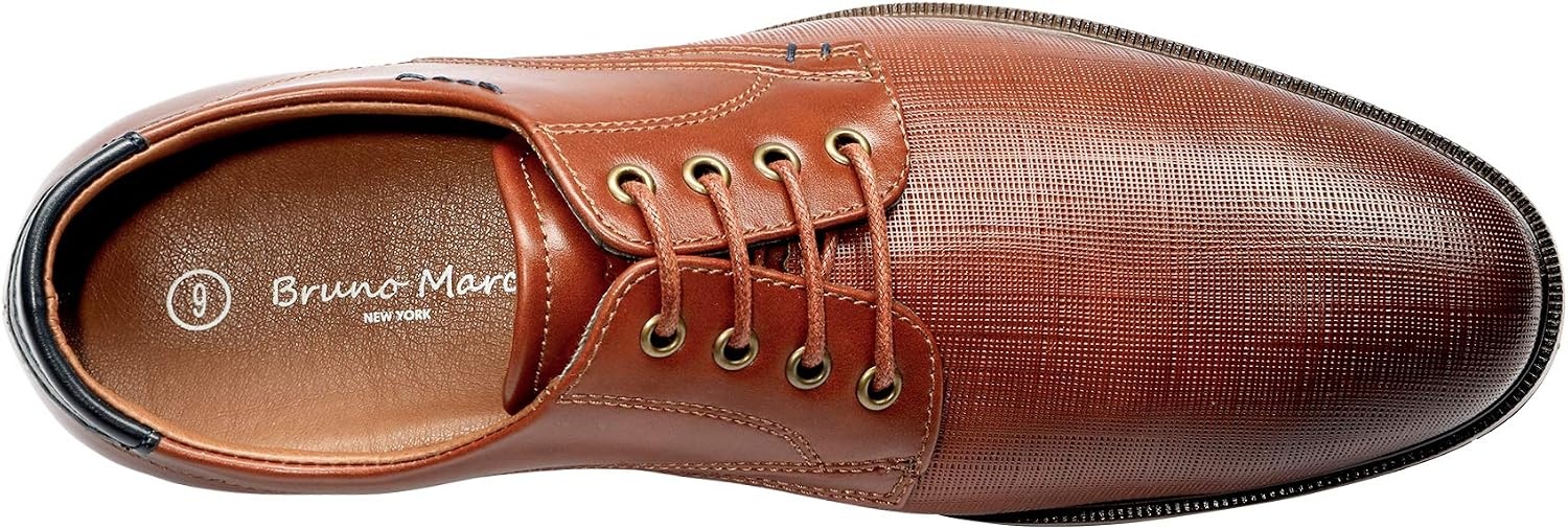 image:imageBruno Marc Mens Casual Dress Business Formal Oxford wearresistant nonslip sole great for office business casual work and daily occasions9Brown