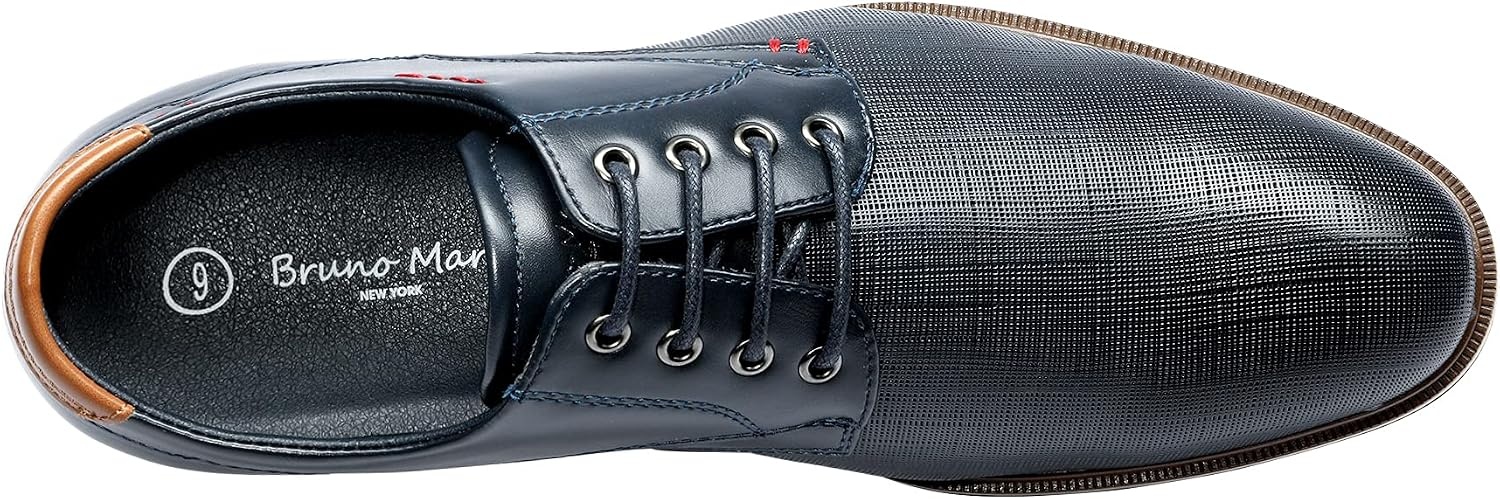 image:imageBruno Marc Mens Casual Dress Business Formal Oxford wearresistant nonslip sole great for office business casual work and daily occasions9Navy
