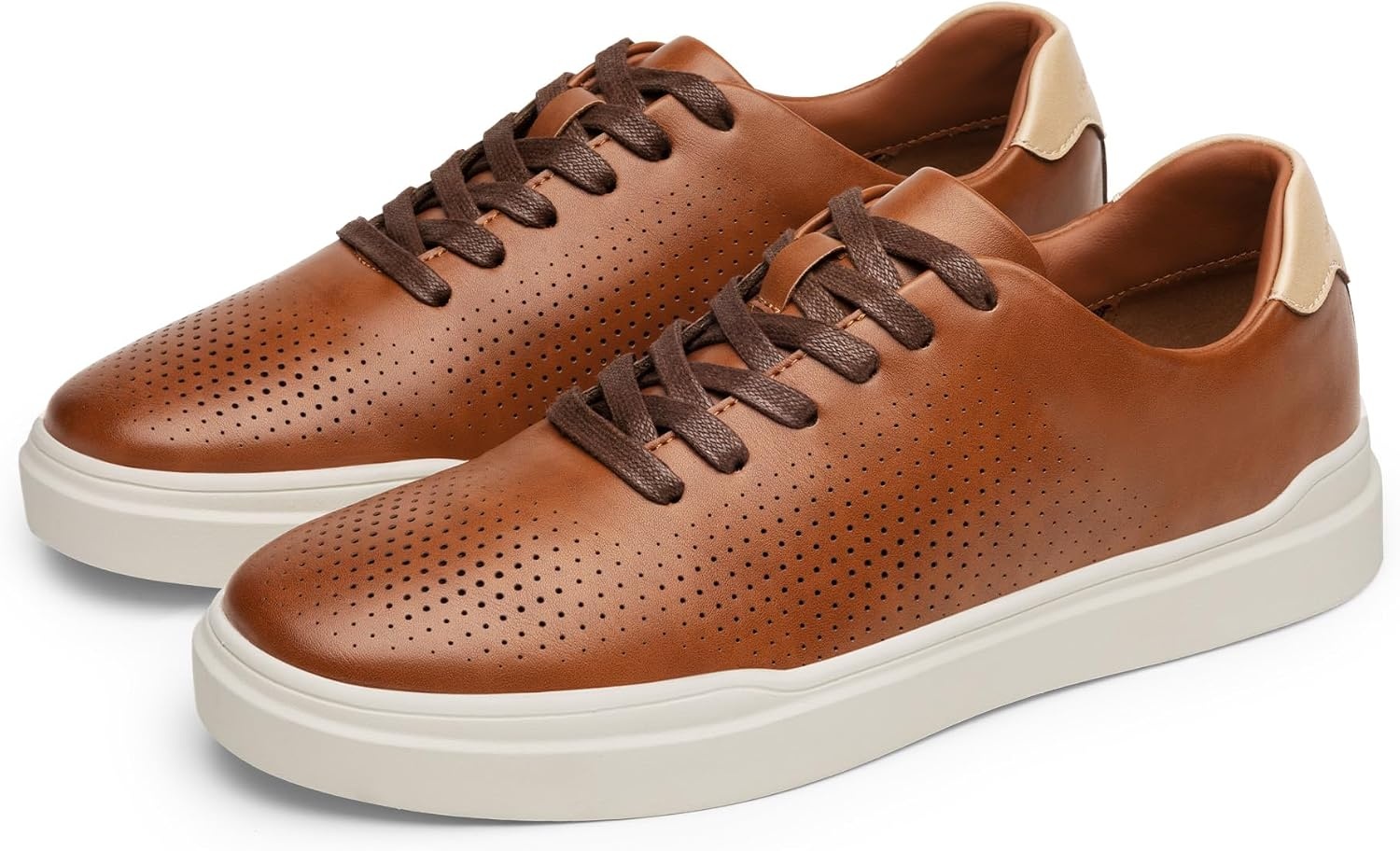 image:imageBruno Marc Mens Casual Dress Fashion Sneakers Shoes Lightweight Breathable Skate Shoes for Office Work WearBrown
