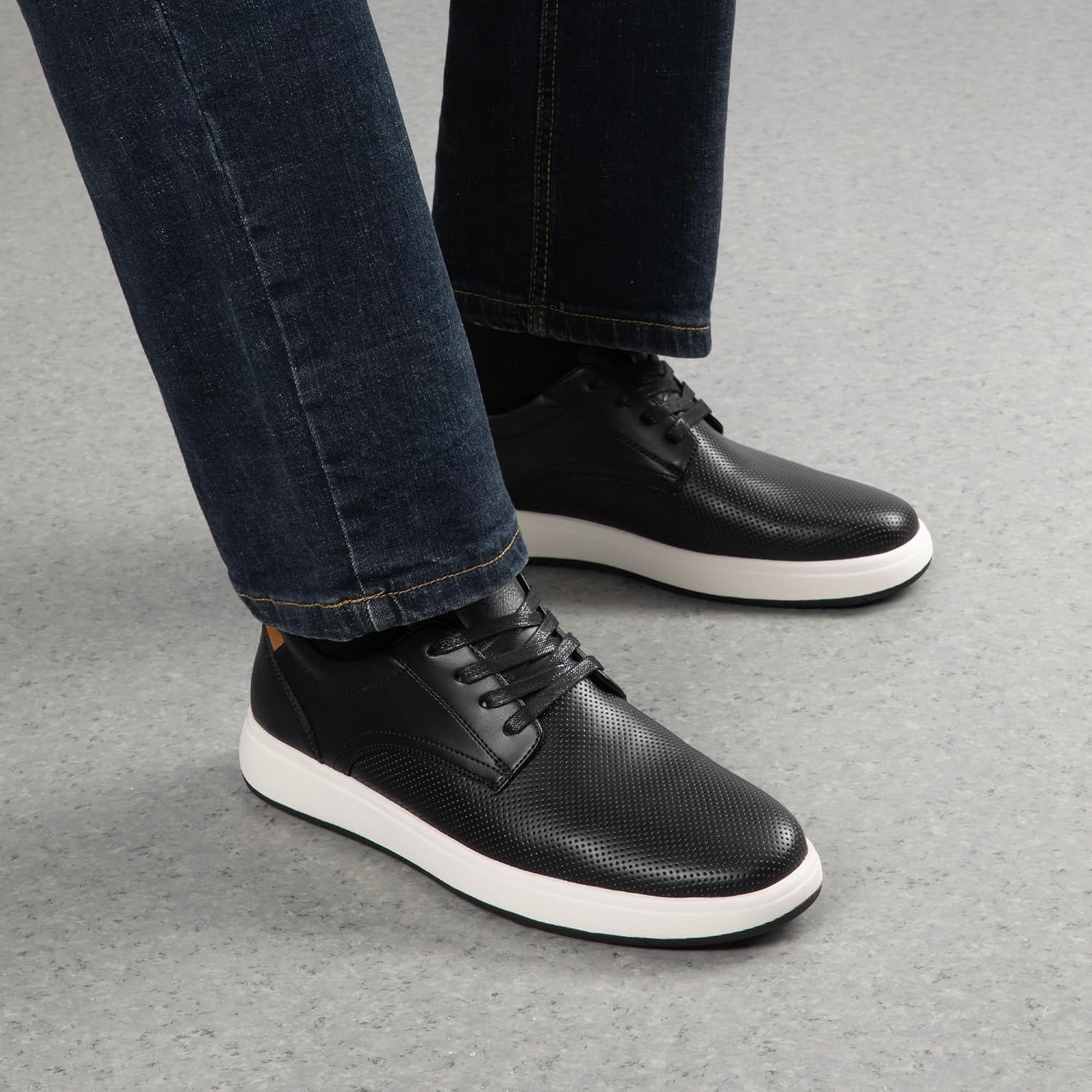 image:imageBruno Marc Mens Casual Dress Sneaker Formal Shoes Comfortable versatility for both casual and dressy occasionsBlack