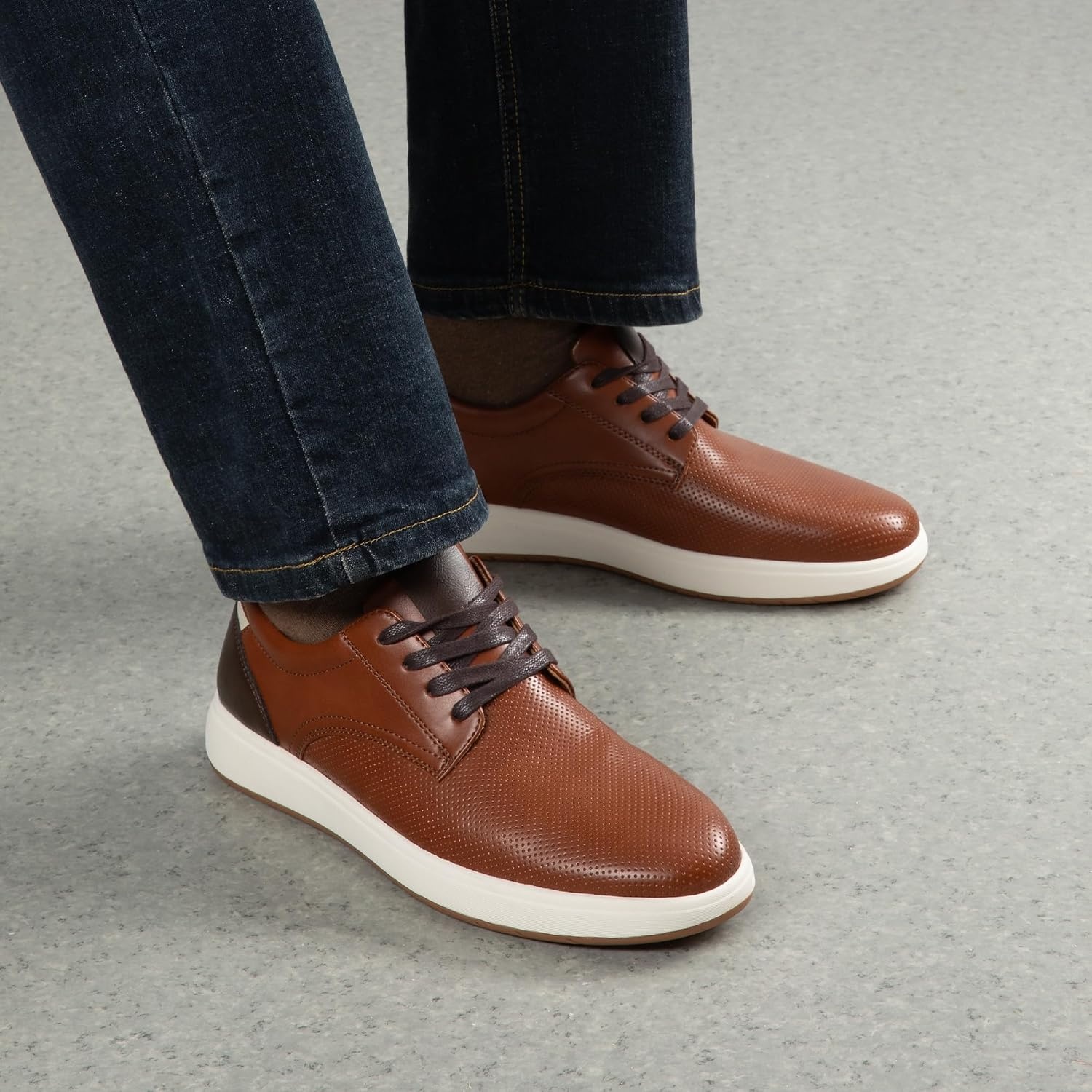 image:imageBruno Marc Mens Casual Dress Sneaker Formal Shoes Comfortable versatility for both casual and dressy occasionsBrown
