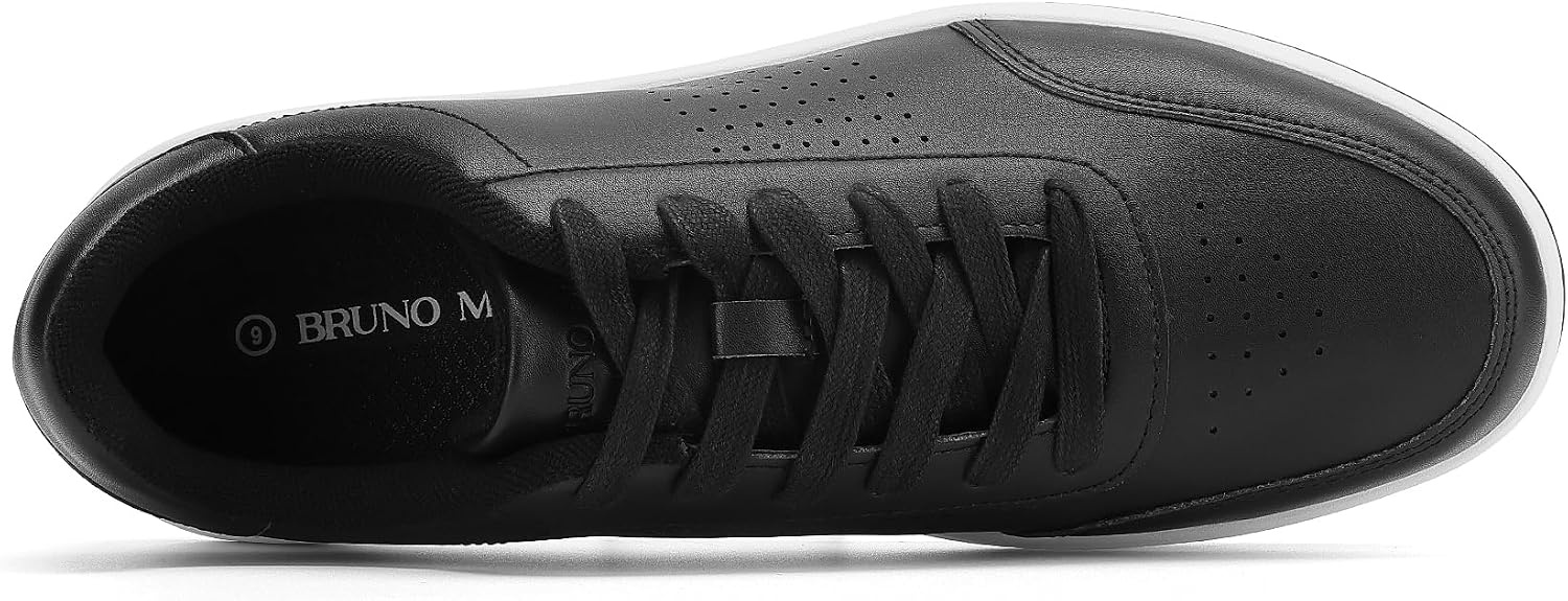image:imageBruno Marc Mens Casual Dress Sneaker Shoes Comfortable Arch Support Versatile Style for Daily Wear Fashionable LaceUp ShoesBlack