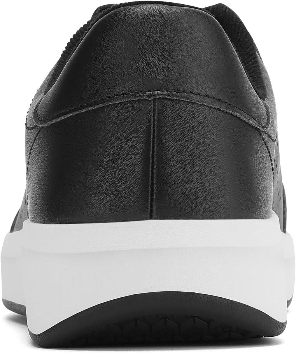 image:imageBruno Marc Mens Casual Dress Sneaker Shoes Comfortable Arch Support Versatile Style for Daily Wear Fashionable LaceUp ShoesBlack