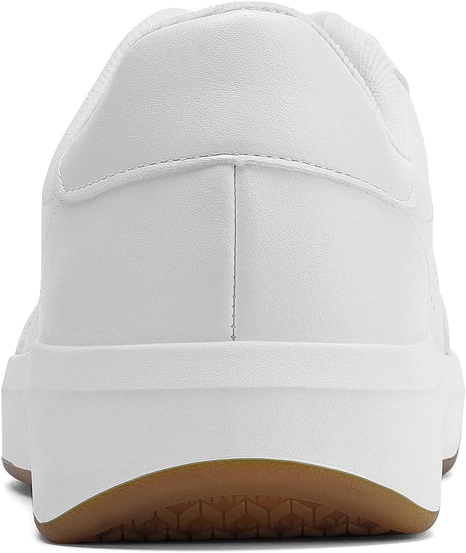 image:imageBruno Marc Mens Casual Dress Sneaker Shoes Comfortable Arch Support Versatile Style for Daily Wear Fashionable LaceUp ShoesWhite