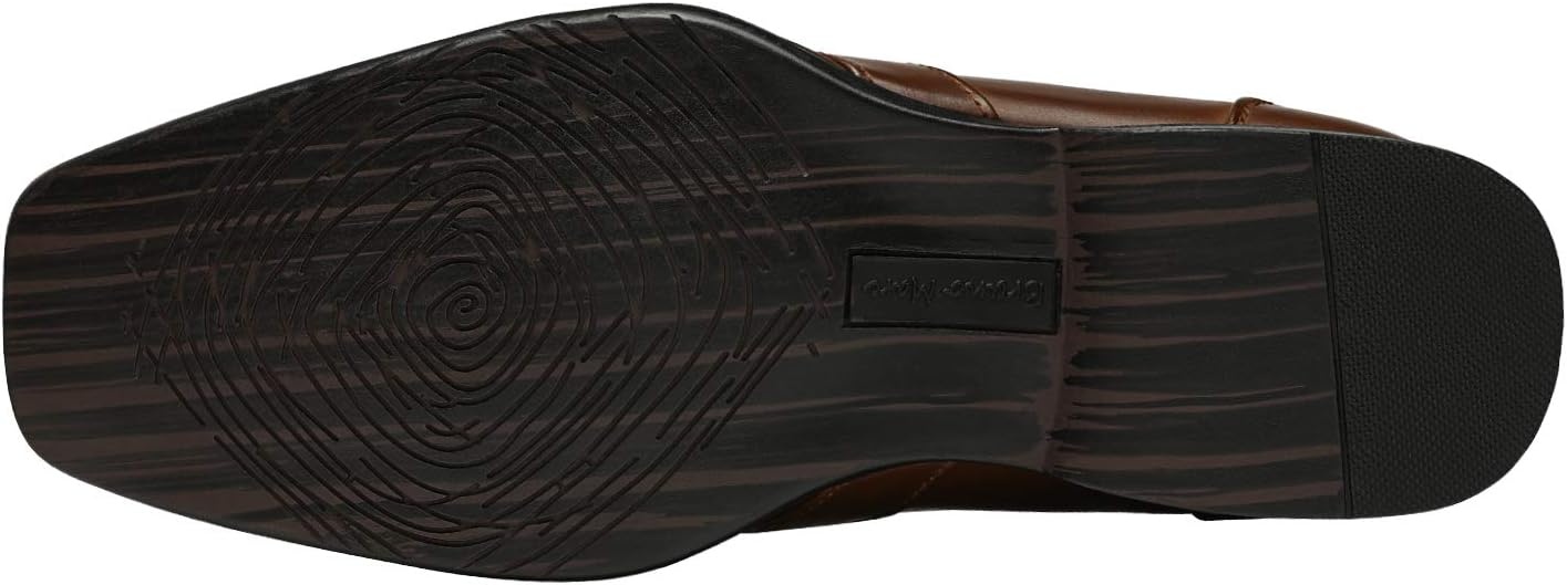 image:imageBruno Marc Mens Classic Slipon Dress Loafers Shoes Classic Square Toe Formal Business Office Wedding Party Church Prom GraduationBrown