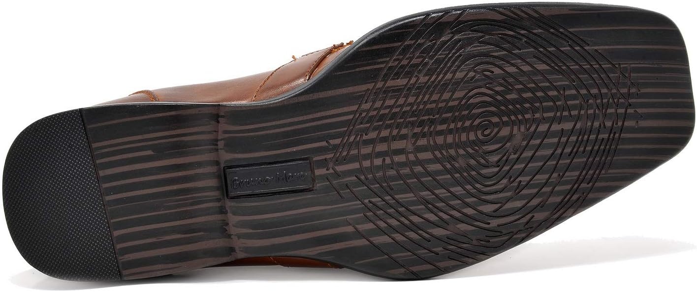 image:imageBruno Marc Mens Classic Slipon Dress Loafers Shoes Classic Square Toe Formal Business Office Wedding Party Church Prom GraduationBrown