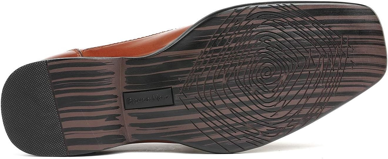 image:imageBruno Marc Mens Classic SquareToe Slipon Loafers Comfort Classic Square Toe Business Daily Office Wedding Party Church Prom GraduationBrown