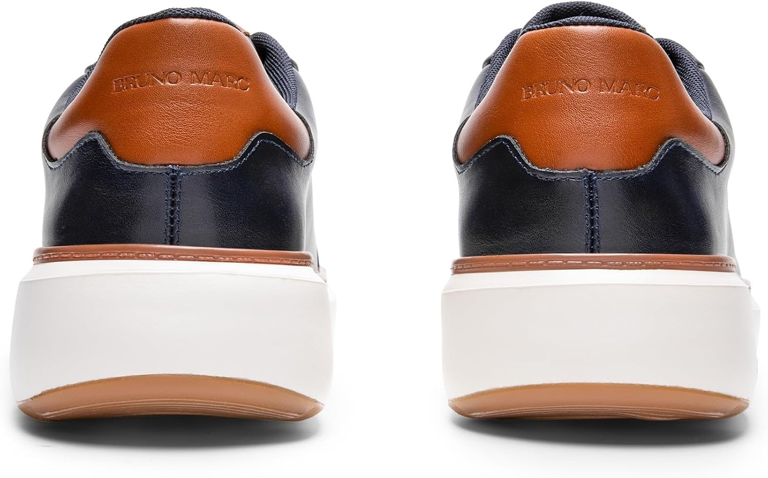 image:imageBruno Marc Mens Dress Fashion Sneakers Shoes Allday Comfort Lightweight Minimalist Thick Sole Platform Walking Shoes for Business Casual amp Everyday WearNavy