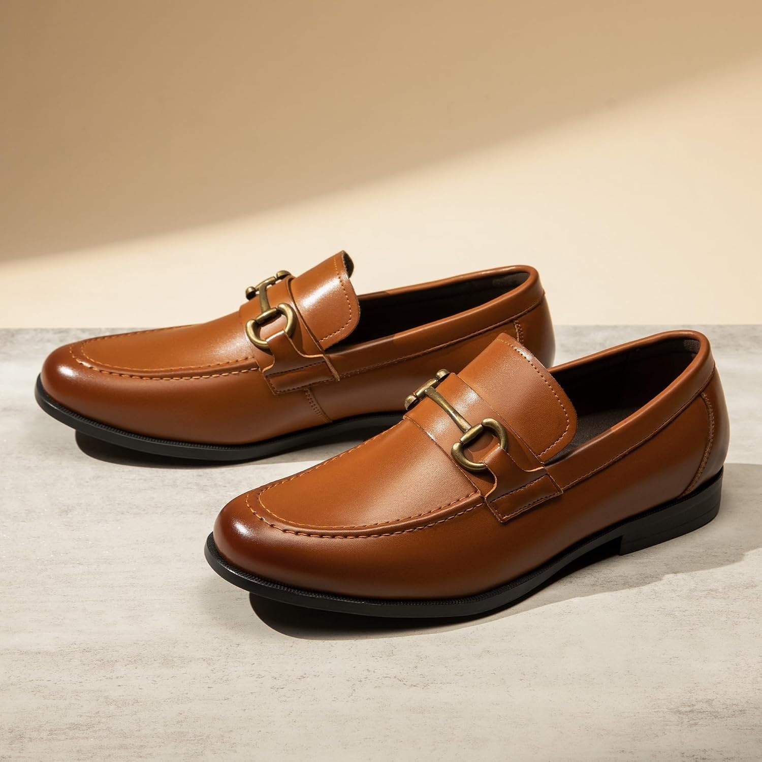 image:imageBruno Marc Mens Dress Loafers Slipon Formal Shoes Comfort Classic Business Office Meeting Wedding DailyBrown