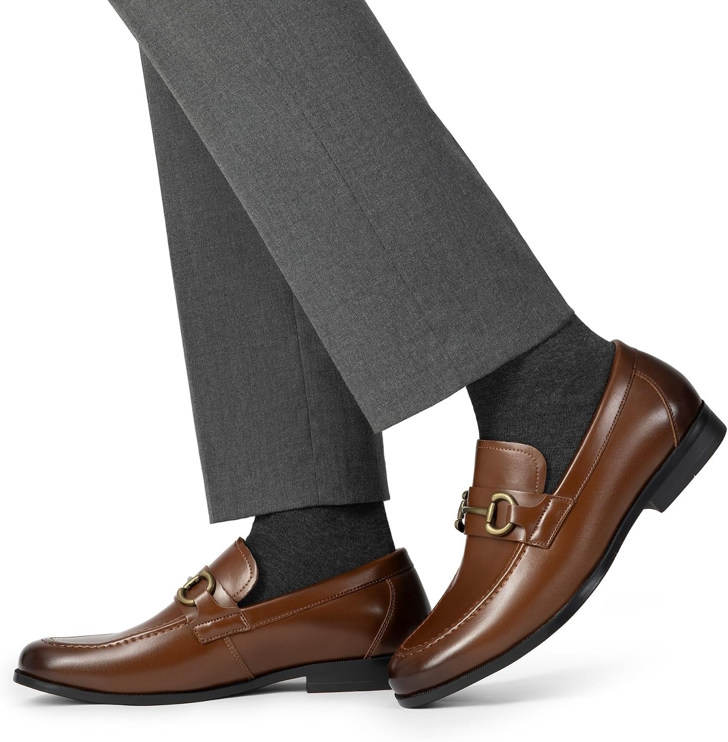 image:imageBruno Marc Mens Dress Loafers Slipon Formal Shoes Comfort Classic Business Office Meeting Wedding DailyDark Brown
