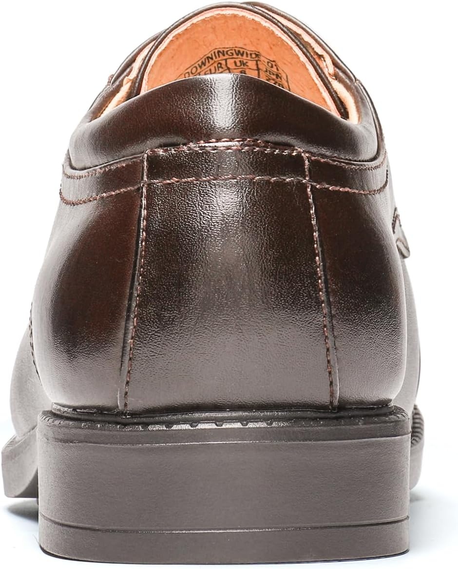 image:imageBruno Marc Mens Dress Oxford Classic Cap Toe Shoes Classic Cap Toe Oxfords LaceUp for Weddings Office Daily Commutes Nights Out AllDay ComfortDark Brown