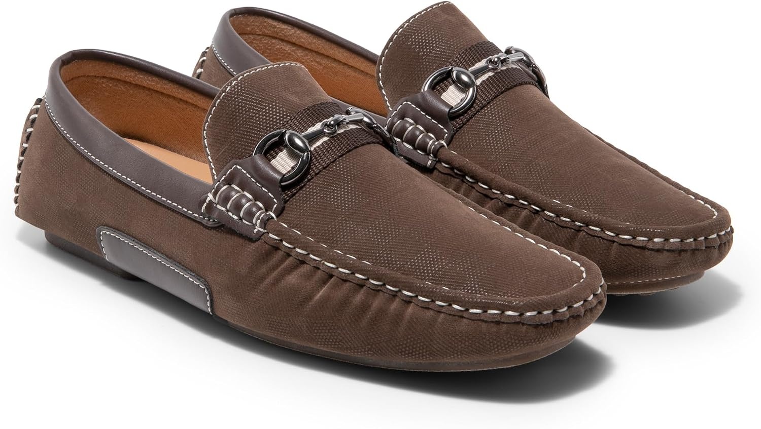 image:imageBruno Marc Mens Driving Loafers Casual Slipon Shoes Lightweight Moccasins Daily Business Wedding Office Travel3Brown