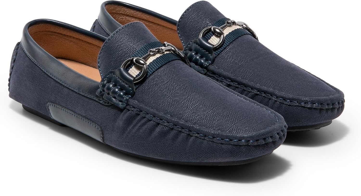 image:imageBruno Marc Mens Driving Loafers Casual Slipon Shoes Lightweight Moccasins Daily Business Wedding Office Travel3Navy
