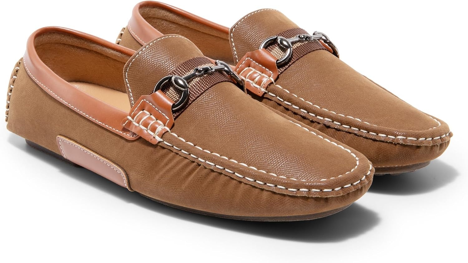 image:imageBruno Marc Mens Driving Loafers Casual Slipon Shoes Lightweight Moccasins Daily Business Wedding Office Travel3Tan