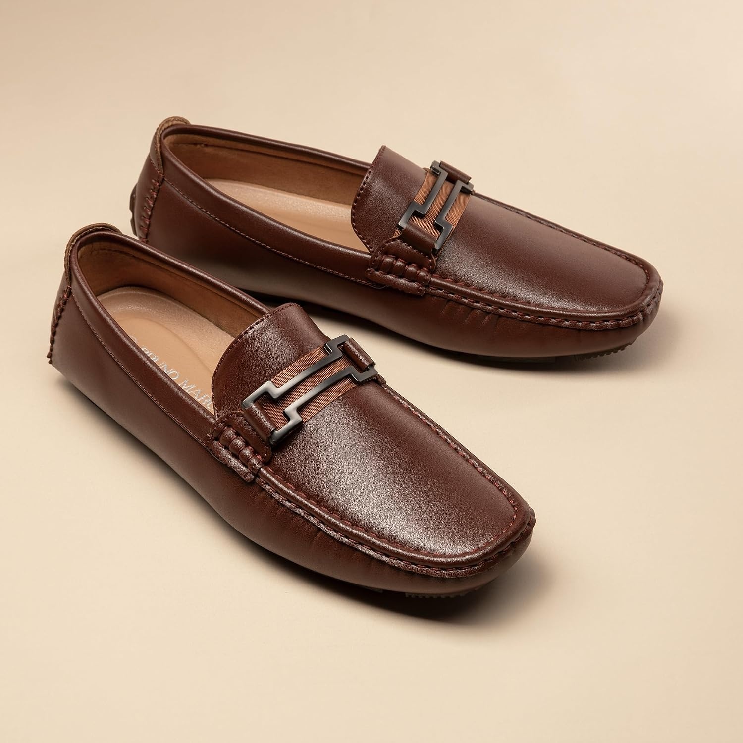 image:imageBruno Marc Mens Driving Loafers Casual Slipon Shoes Lightweight Moccasins Daily Business Wedding Office TravelBrown