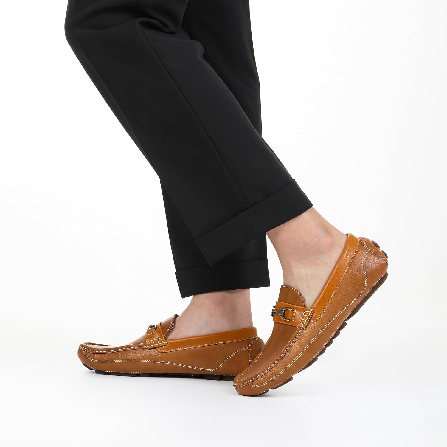 image:imageBruno Marc Mens Driving Moccasins Penny Loafers Slip on Loafer ShoesTan