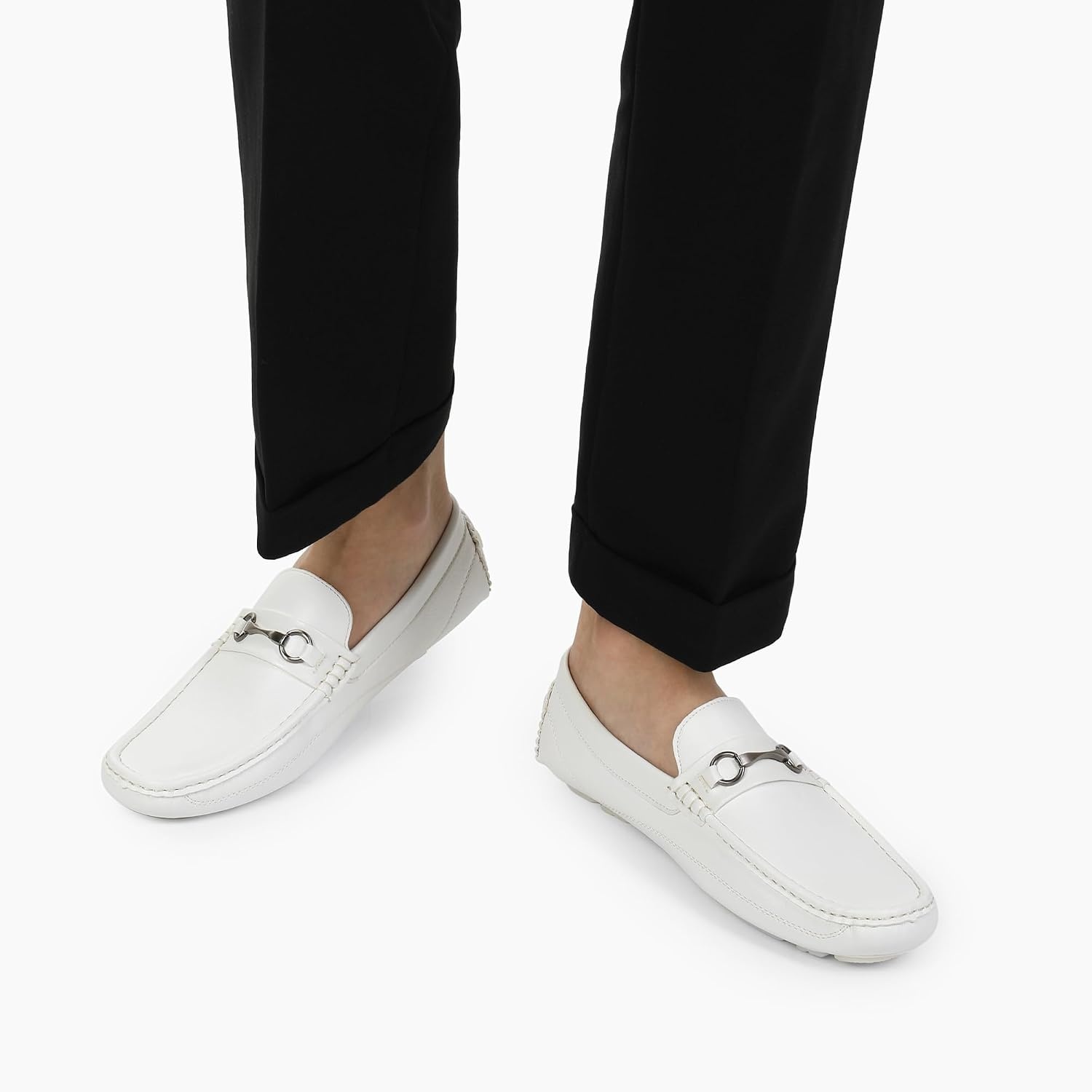 image:imageBruno Marc Mens Driving Moccasins Penny Loafers Slip on Loafer ShoesWhite