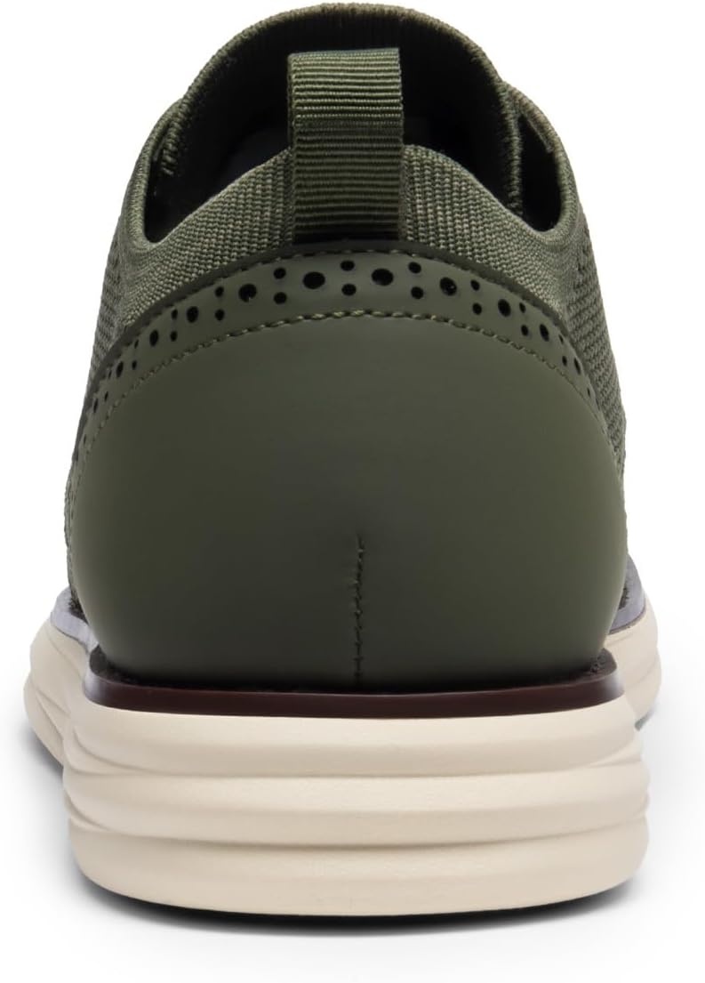 image:imageBruno Marc Mens KnitFlex Craft Mesh Oxfords Sneakers Breathable Woven Knit Upper WearResistant Rubber Sole Thick EVA Insole Chunky Sole for Office amp Casual Daily Wear6green
