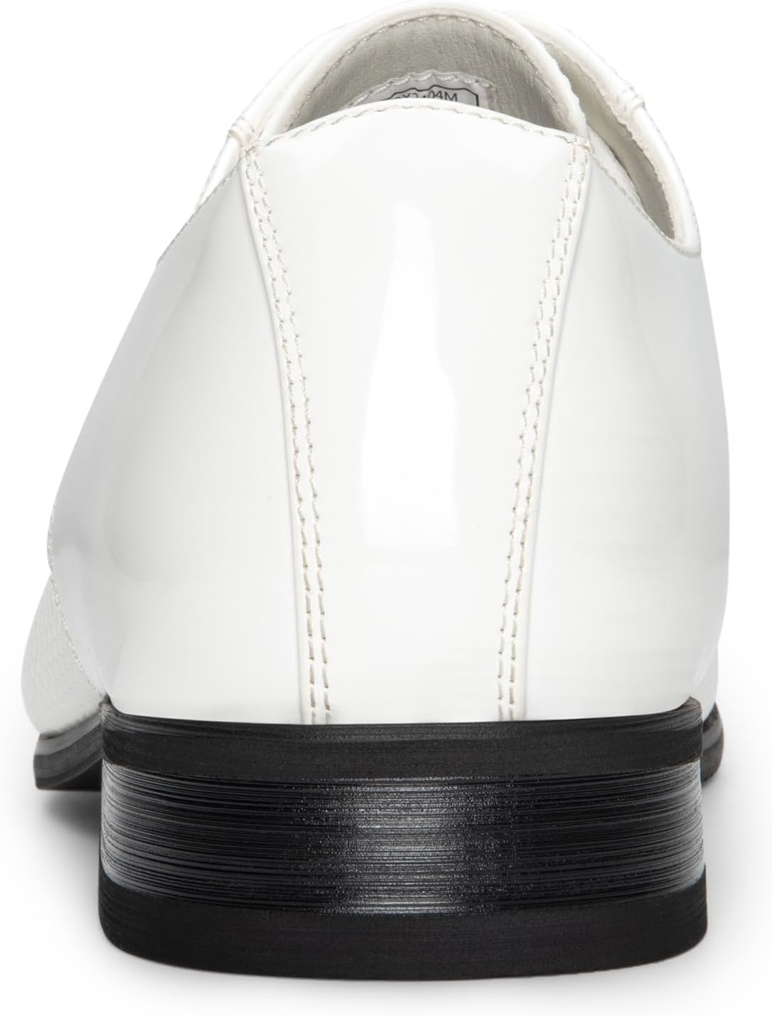 image:imageBruno Marc Mens Patent Tuxedo Dress Formal Oxfords Classic Laceup Formal Oxfords Patent Vegan Leather Shoes Ultimate Comfort Lightweight and FlexibleWhitepat