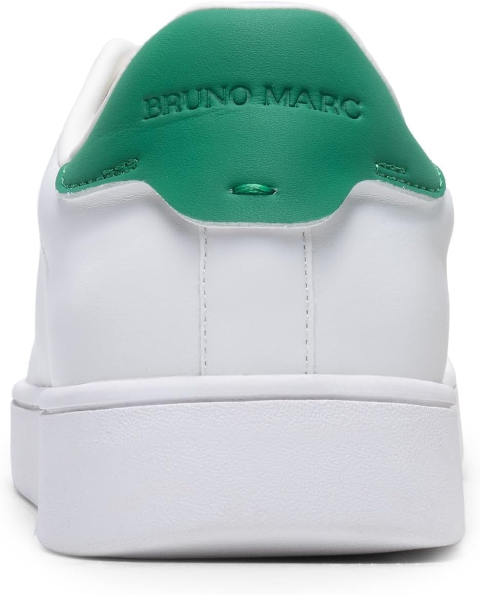image:imageBruno Marc Mens WaveFlex CoreLux Casual Dress Sneakers AllDay Comfortable Lightweight Skating Fashion Business Tennis Laceup Nonslip Lowtop Office Simpledress Versatile StyleWhiteGreen