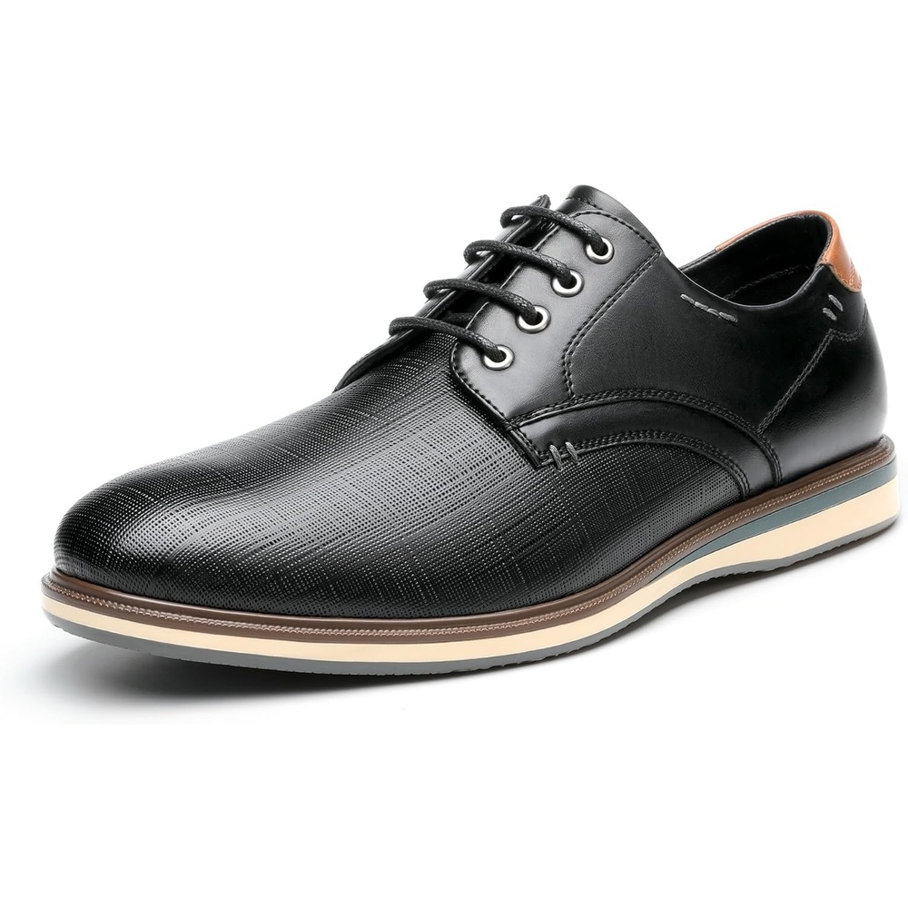 image:imageBruno Marc Mens Casual Dress Business Formal Oxford  wearresistant nonslip sole great for office business casual work and daily occasions9Black