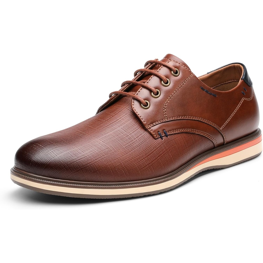 image:imageBruno Marc Mens Casual Dress Business Formal Oxford  wearresistant nonslip sole great for office business casual work and daily occasions9Brown