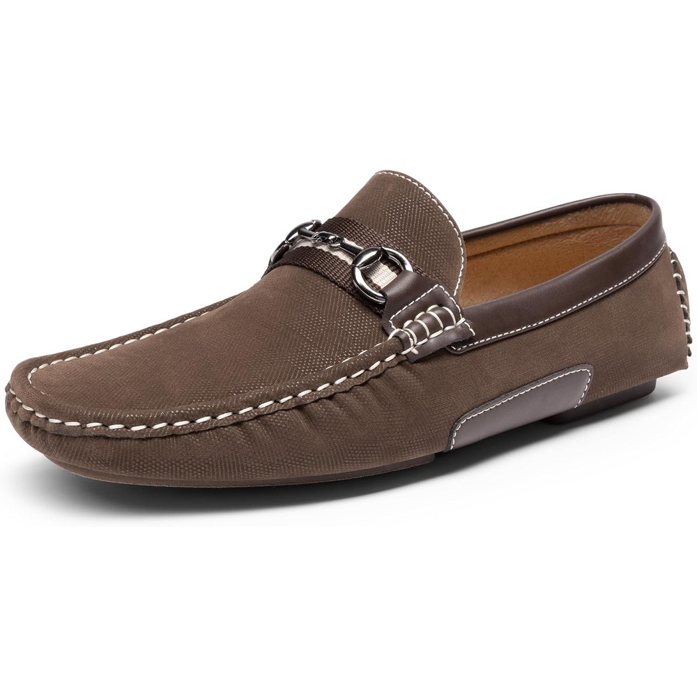 image:imageBruno Marc Mens Driving Loafers Casual Slipon Shoes Lightweight Moccasins Daily Business Wedding Office Travel3Brown