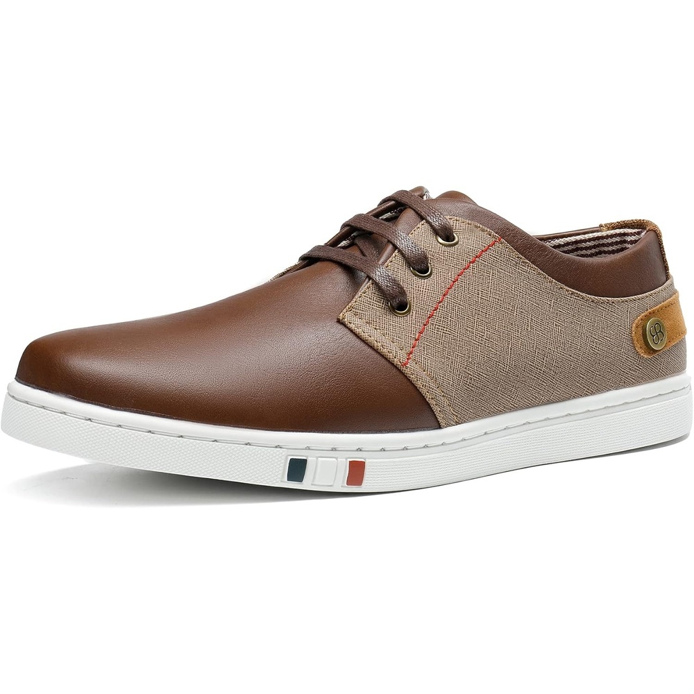 image:imageBruno Marc Mens Fashion Sneakers  Bruno Marc Mens FashioFlexible Lightweight Fashion Business Tennis Laceup Nonslip Lowtop Office Simpledress n SneakersBrown