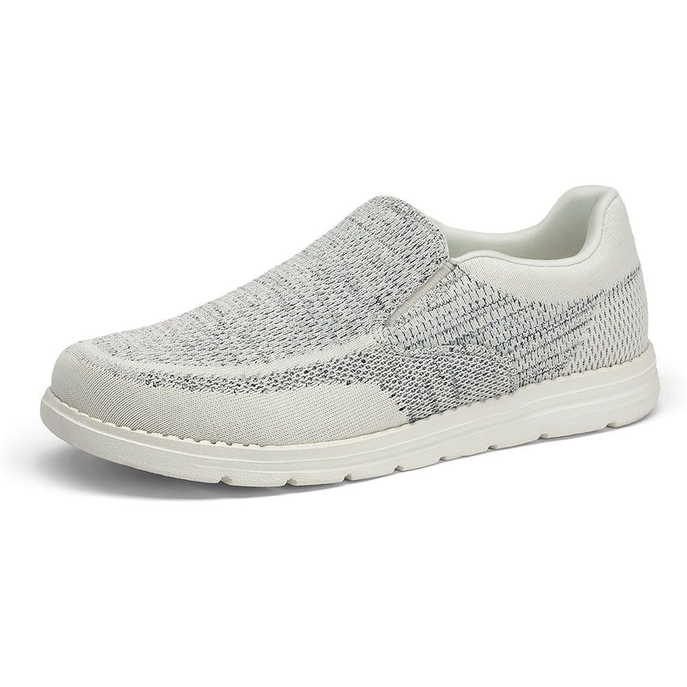 image:imageBruno Marc Mens Slipon Loafers Casual Lightweight Stretch ShoesLight Grey