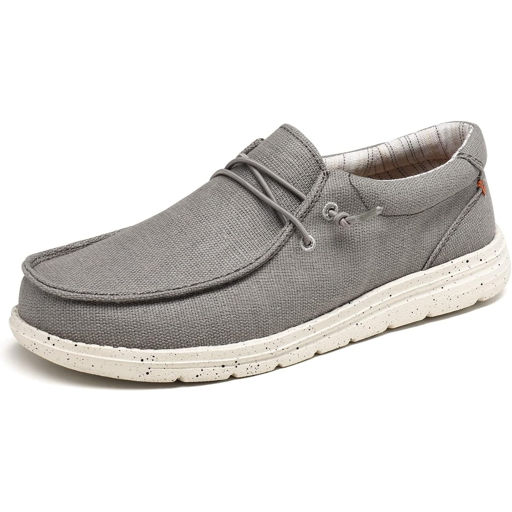 image:imageBruno Marc Womens Slipon Loafers Casual Shoes Ultra Lightweight Breathable Elastic Lace Moccasins Footwear Daily Office Walking Travel JourneyGrey