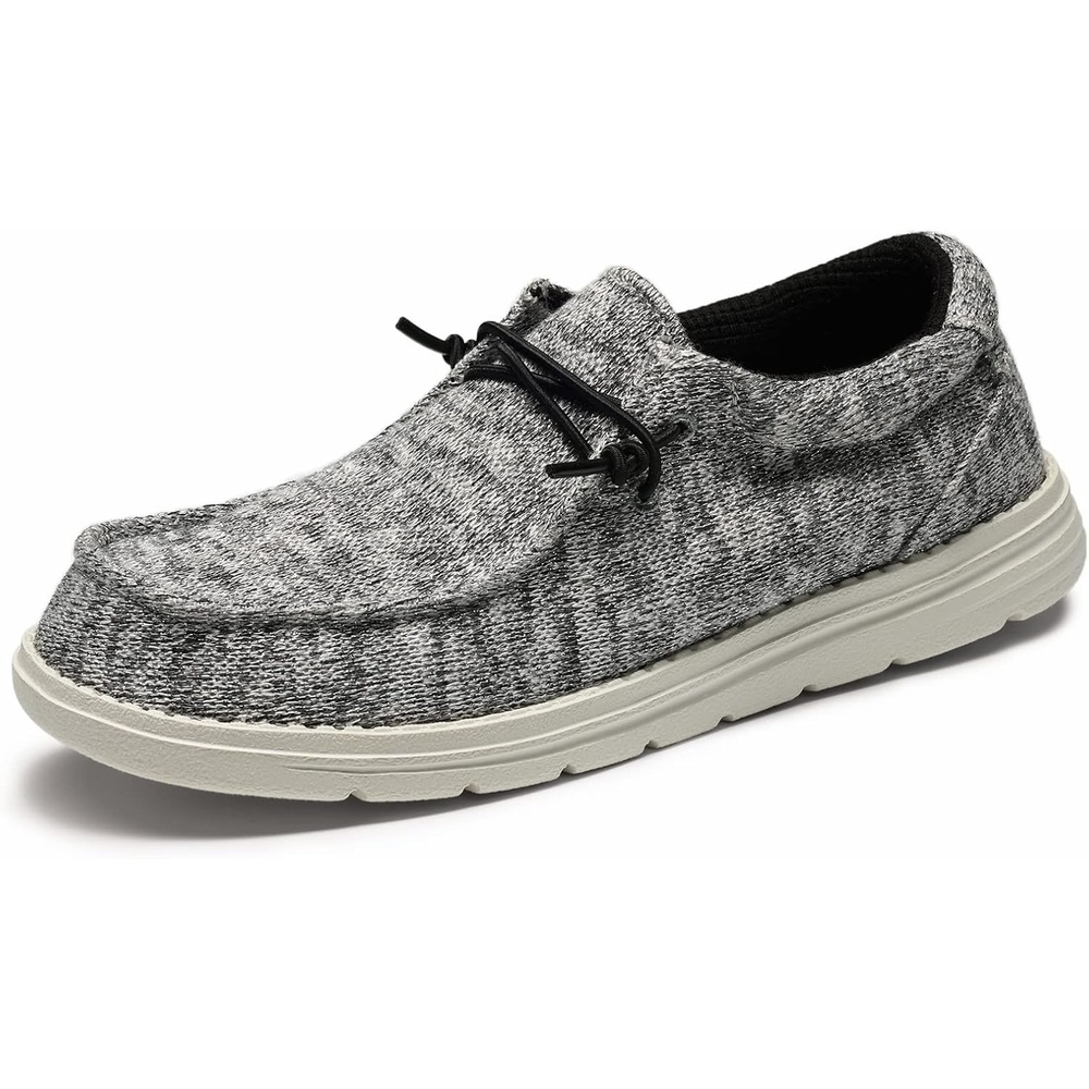 image:imageBruno Marc Womens Slipon Loafers Casual Shoes Ultra Lightweight Breathable Elastic Lace Moccasins Footwear Daily Office Walking Travel JourneySparkling Grey