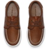 Bruno Marc Boys Boat Shoes Loafers Casual Dress Shoes | School Slip on Classic Moccasin Toe Cushioned Comfort Easy Slip-On with Elastic Laces Casual School Daily Wear(Brown)