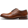 Bruno Marc Boy’s Classic Oxfords Dress Shoes | Classic Lace-up Round Toe Dress Shoes, Leather Lined with Cushioned Footbed, Non-slip Outfit for Daily & Formal Occasions(K1/Brown)
