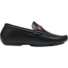 Bruno Marc Boy’s Loafers Slip-on Dress Shoes | Comfortable Classic Formal Casual Shoes Kids Flexible Metallic Horsebit Moccasins Wedding Graduation Church School Daily(Black)