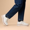 Bruno Marc Boy’s Mesh Dress Sneakers Oxfords | Breathable Knitted Upper, Thick MD Midsole, Non-Slip Rubber Outsole, Brogue Shoes for Boys Daily & Formal Occasions(White)