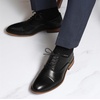 Bruno Marc Men’s Cap-Toe Formal Dress Shoes | Brogue Dress Padded Comfort Non-Slip Stable Sole Regular/Wide Fit, Ideal for Offices, Weddings, Parties & Daily Wear(Black)