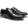 Bruno Marc Men’s Cap-Toe Formal Dress Shoes | Brogue Dress Padded Comfort Non-Slip Stable Sole Regular/Wide Fit, Ideal for Offices, Weddings, Parties & Daily Wear(Black)