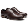 Bruno Marc Men’s Cap-Toe Formal Dress Shoes | Brogue Dress Padded Comfort Non-Slip Stable Sole Regular/Wide Fit, Ideal for Offices, Weddings, Parties & Daily Wear(Dark Brown)