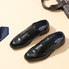 Bruno Marc Men’s Cap-Toe Formal Dress Shoes | Brogue Dress Padded Comfort Non-Slip Stable Sole Regular/Wide Fit, Ideal for Offices, Weddings, Parties & Daily Wear(Black-wingtip)