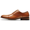 Bruno Marc Men’s Cap-Toe Formal Dress Shoes | Brogue Dress Padded Comfort Non-Slip Stable Sole Regular/Wide Fit, Ideal for Offices, Weddings, Parties & Daily Wear(Brown)