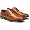 Bruno Marc Men’s Cap-Toe Formal Dress Shoes | Brogue Dress Padded Comfort Non-Slip Stable Sole Regular/Wide Fit, Ideal for Offices, Weddings, Parties & Daily Wear(Brown-wingtip)